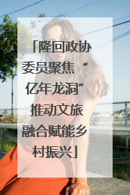 隆回政协委员聚焦“亿年龙洞” 推动文旅融合赋能乡村振兴