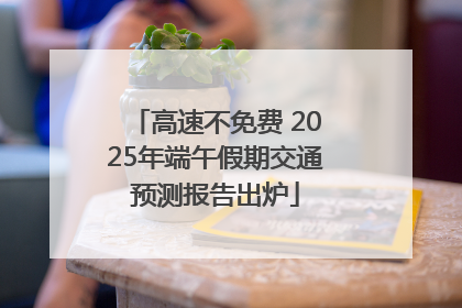 高速不免费 2025年端午假期交通预测报告出炉
