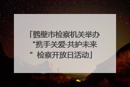 鹤壁市检察机关举办“携手关爱·共护未来”检察开放日活动