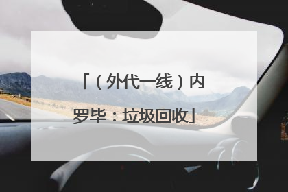 （外代一线）内罗毕：垃圾回收