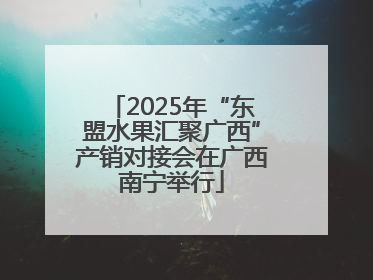 2025年“东盟水果汇聚广西”产销对接会在广西南宁举行