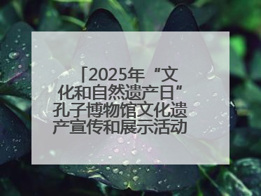 2025年“文化和自然遗产日”孔子博物馆文化遗产宣传和展示活动启动仪式举行