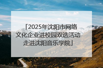2025年沈阳市网络文化企业进校园双选活动走进沈阳音乐学院