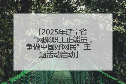 2025年辽宁省“网聚职工正能量，争做中国好网民”主题活动启动