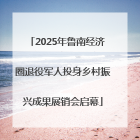 2025年鲁南经济圈退役军人投身乡村振兴成果展销会启幕