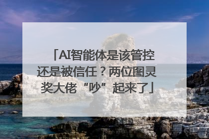 AI智能体是该管控还是被信任？两位图灵奖大佬“吵”起来了